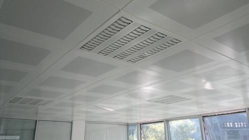 Clip-in 60×60 cm نظام السقف المعلق المعدني الخفي